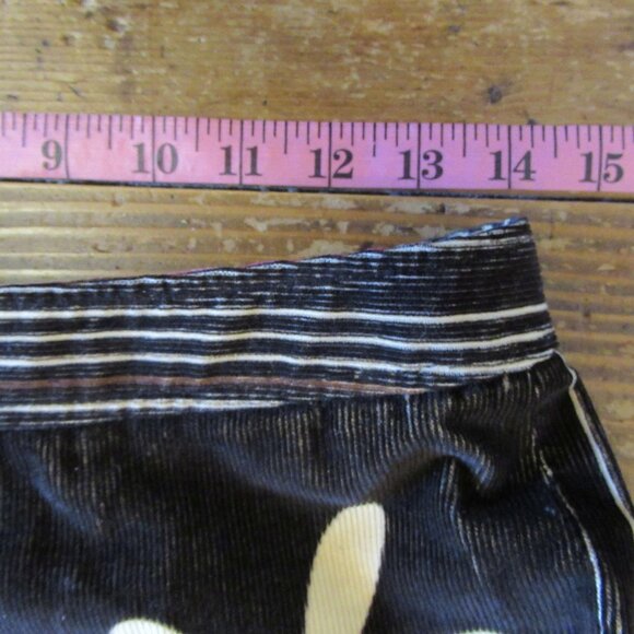 Vintage Etcetera Pants Womens 2 Small Brown Pink Corduroy Flare Stretch Retro - Picture 9 of 15